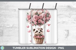 GorgeousValentine Hot Air Balloon Tumbler design.