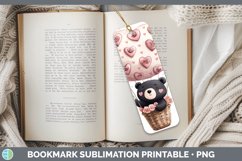 GorgeousValentine Hot Air Balloon Bookmark design.