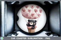 GorgeousValentine Hot Air Balloon Car Coaster design.