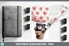 GorgeousValentine Hot Air Balloon Pen Wrap design.
