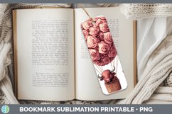 GorgeousValentine Hot Air Balloon Bookmark design.