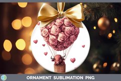GorgeousValentine Hot Air Balloon Ornament design.