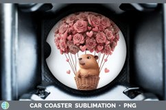 GorgeousValentine Hot Air Balloon Car Coaster design.