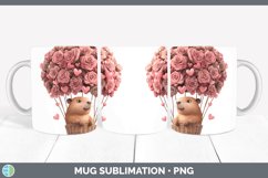 GorgeousValentine Hot Air Balloon Mug Wrap design.