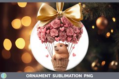 GorgeousValentine Hot Air Balloon Ornament design.
