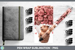 GorgeousValentine Hot Air Balloon Pen Wrap design.