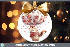 GorgeousValentine Hot Air Balloon Ornament design.