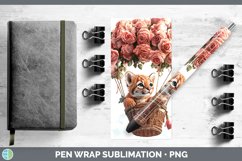 GorgeousValentine Hot Air Balloon Pen Wrap design.