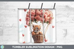 GorgeousValentine Hot Air Balloon Tumbler design.