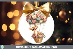 GorgeousValentine Hot Air Balloon Ornament design.