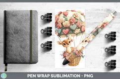 GorgeousValentine Hot Air Balloon Pen Wrap design.