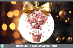 GorgeousValentine Hot Air Balloon Ornament design.