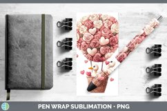GorgeousValentine Hot Air Balloon Pen Wrap design.