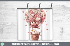GorgeousValentine Hot Air Balloon Tumbler design.