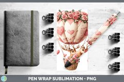 GorgeousValentine Hot Air Balloon Pen Wrap design.