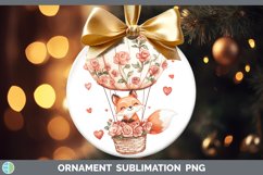 GorgeousValentine Hot Air Balloon Ornament design.