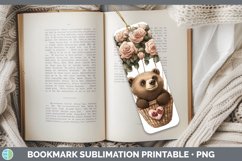 GorgeousValentine Hot Air Balloon Bookmark design.