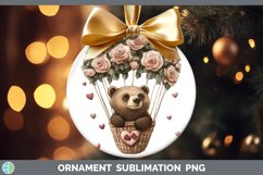 GorgeousValentine Hot Air Balloon Ornament design.