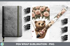 GorgeousValentine Hot Air Balloon Pen Wrap design.