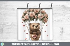 GorgeousValentine Hot Air Balloon Tumbler design.