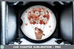 GorgeousValentine Hot Air Balloon Car Coaster design.