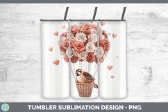 GorgeousValentine Hot Air Balloon Tumbler design.