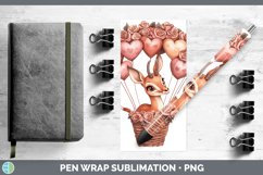 GorgeousValentine Hot Air Balloon Pen Wrap design.