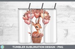 GorgeousValentine Hot Air Balloon Tumbler design.