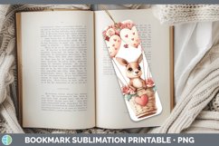 GorgeousValentine Hot Air Balloon Bookmark design.