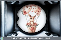 GorgeousValentine Hot Air Balloon Car Coaster design.
