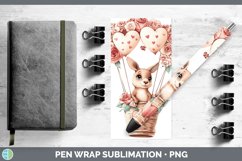 GorgeousValentine Hot Air Balloon Pen Wrap design.
