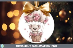 GorgeousValentine Hot Air Balloon Ornament design.