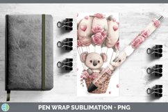 GorgeousValentine Hot Air Balloon Pen Wrap design.