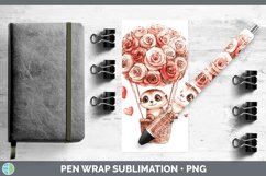 GorgeousValentine Hot Air Balloon Pen Wrap design.