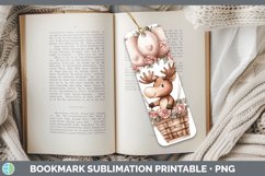 GorgeousValentine Hot Air Balloon Bookmark design.