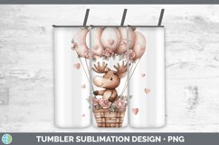 GorgeousValentine Hot Air Balloon Tumbler design.