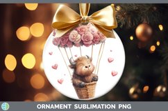 GorgeousValentine Hot Air Balloon Ornament design.