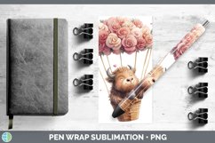GorgeousValentine Hot Air Balloon Pen Wrap design.
