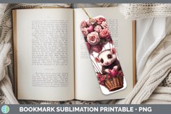 GorgeousValentine Hot Air Balloon Bookmark design.