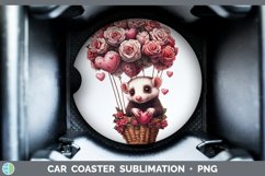 GorgeousValentine Hot Air Balloon Car Coaster design.