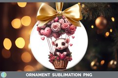 GorgeousValentine Hot Air Balloon Ornament design.