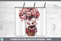 GorgeousValentine Hot Air Balloon Tumbler design.