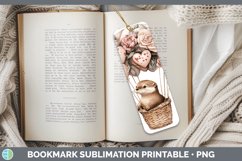 GorgeousValentine Hot Air Balloon Bookmark design.
