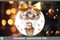 GorgeousValentine Hot Air Balloon Ornament design.