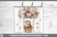 GorgeousValentine Hot Air Balloon Tumbler design.