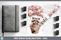 GorgeousValentine Hot Air Balloon Pen Wrap design.