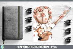 GorgeousValentine Hot Air Balloon Pen Wrap design.