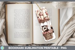 GorgeousValentine Hot Air Balloon Bookmark design.