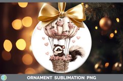GorgeousValentine Hot Air Balloon Ornament design.