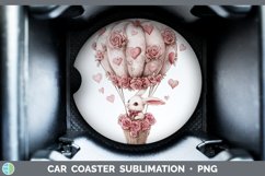 GorgeousValentine Hot Air Balloon Car Coaster design.